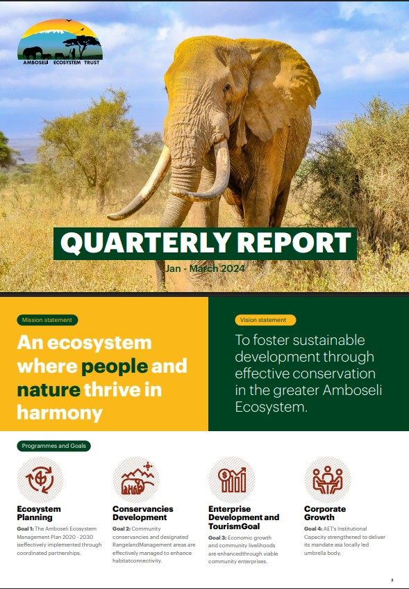 AET Q1 Quarterly Progress Report 2024 Cover